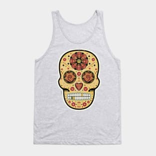 Sew-Sew Sugar Skull - Cadaverous Cookie Dough Tank Top